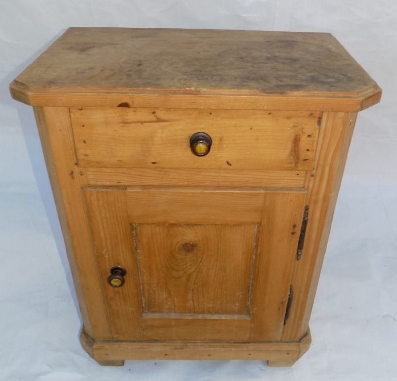 Victorian Pine Bedside Wessex Beds